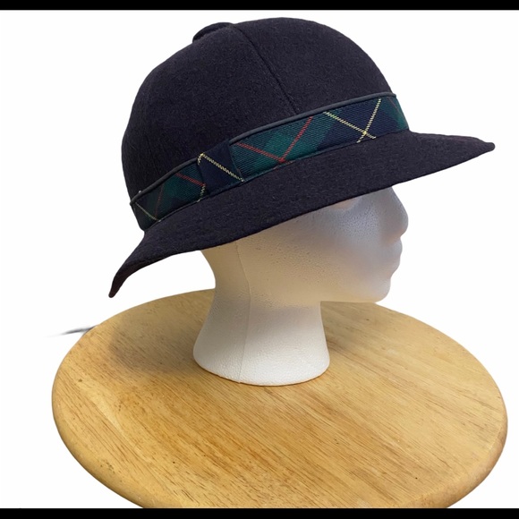 VINTAGE FELT HAT WITH TARTAN BAND - Picture 3 of 11